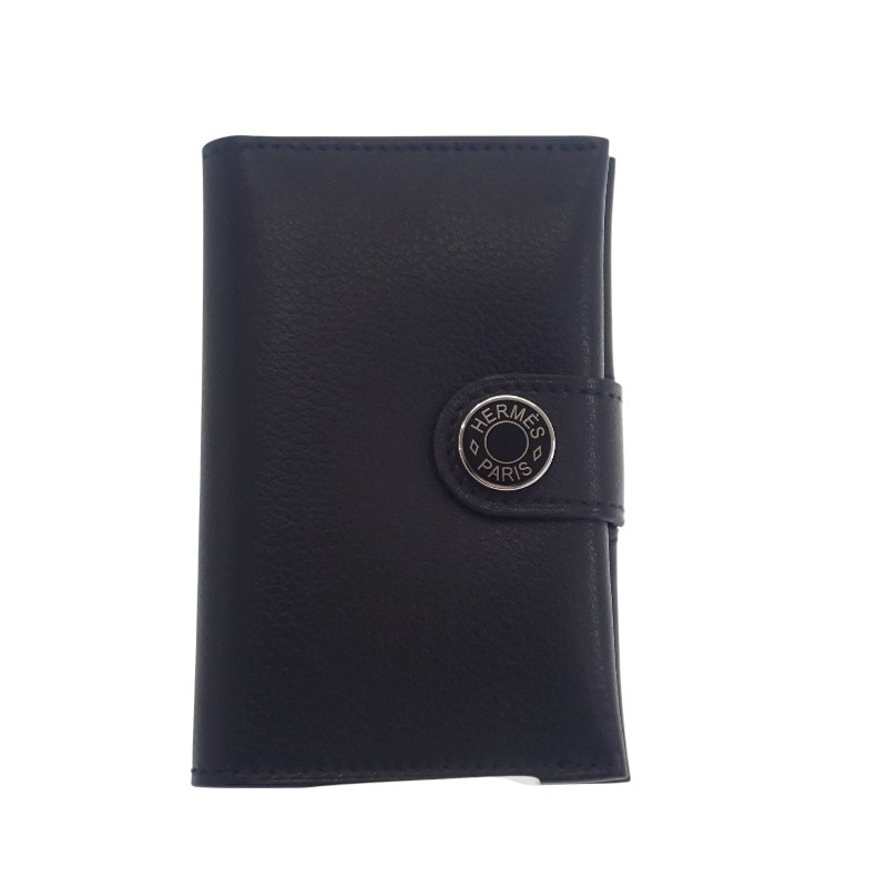 エルメス R.M.S カードホルダー ブラック【中古】【Aランク】