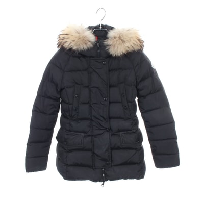 モンクレール MONCLER CLIO ダウンジャケット 衣料品 アウター ナイロン レディース ブラック系 4687725 【中古】