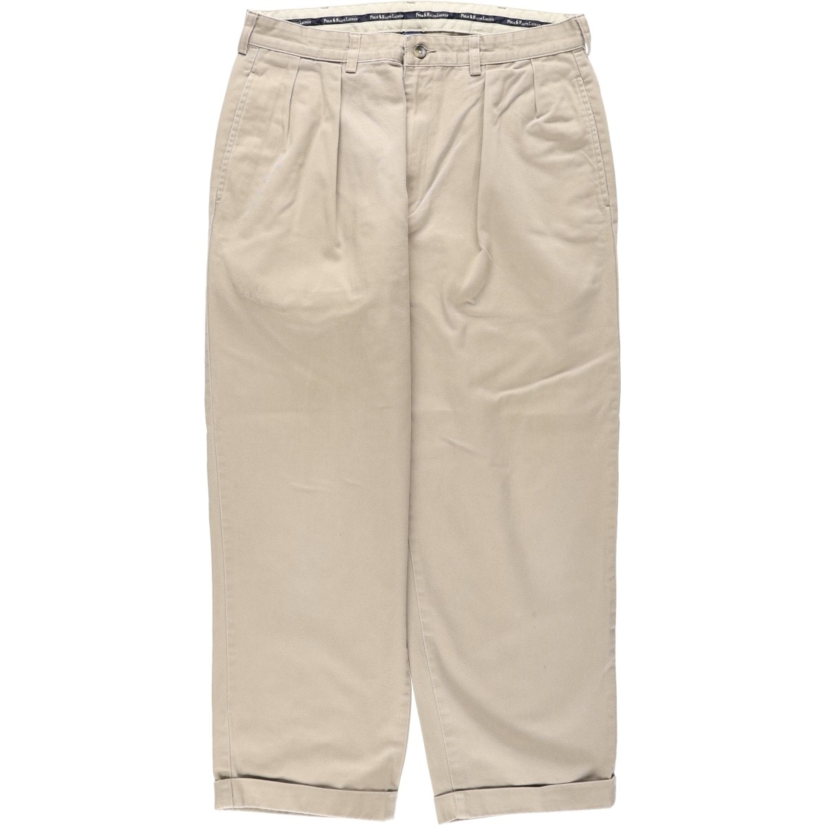 古着 ラルフローレン Ralph Lauren POLO by Ralph Lauren ANDREW PANT ツータック チノパンツ メンズw34相当/eaa682562