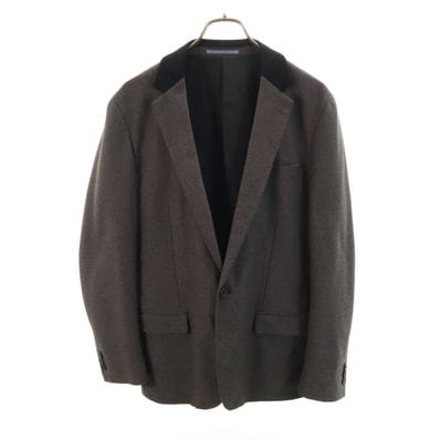 LANVIN en Bleu ランバンオンブルー テーラードジャケット 50 チャコールグレー アンコン