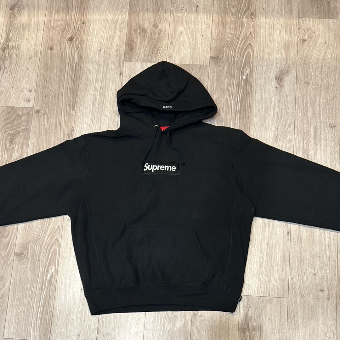 Supreme Box Logo Hooded Sweatshirt "Black" (23FW)
