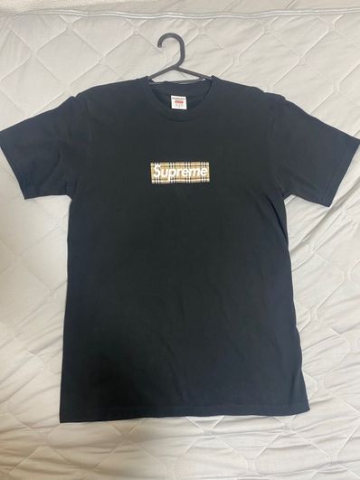 Supreme / Burberry Box Logo Tee "Black"