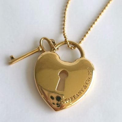 TIFFANY&Co. ティファニー ハートロック 鍵 ペンダント K18PG 750PG ピンクゴールド 41.3cm 10g ネックレス K18ピンクゴールド レディース【中古】