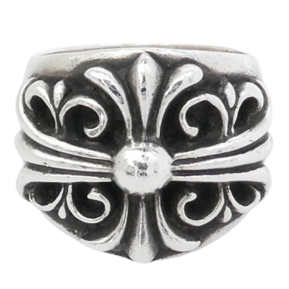 CHROME HEARTS クロムハーツ(原本無) リング KEEPER キーパー リング シルバー系 約20号【中古】