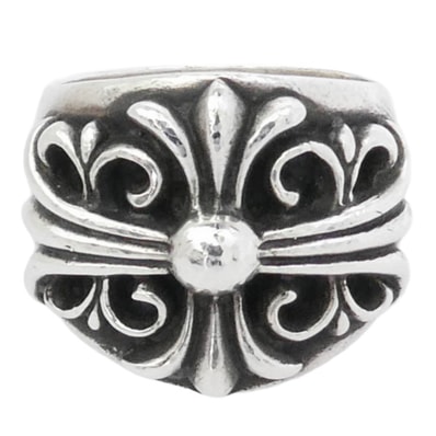 CHROME HEARTS クロムハーツ(原本無) リング KEEPER キーパー リング シルバー系 約20号【中古】