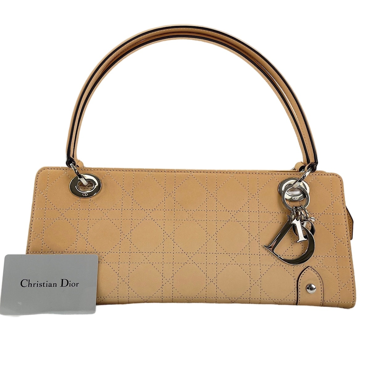 ディオール Dior レディクリスチャンディオール 横長タイプ ショルダーバッグ【中古】