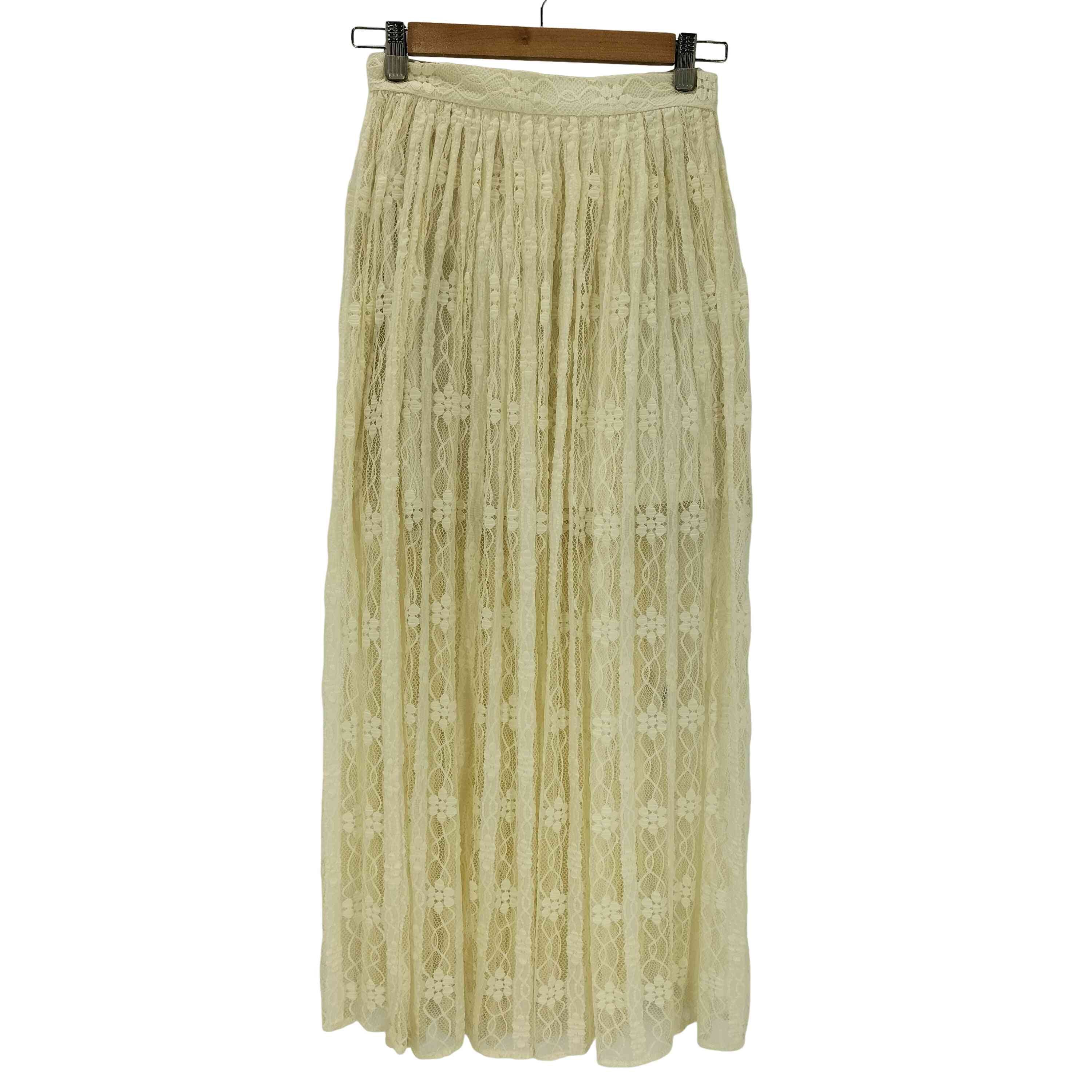 2WAY LACE LAYERED SKIRT【1143432301747】
