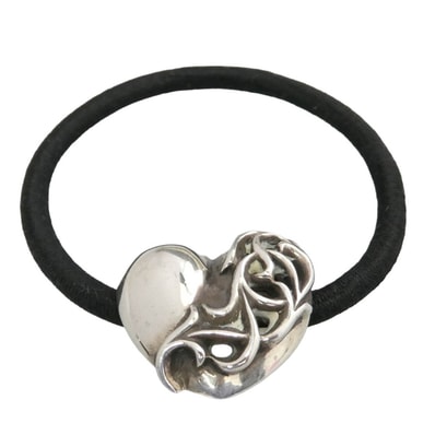 Chrome Hearts Hair Band # 2 Heart Bracelet "Black"