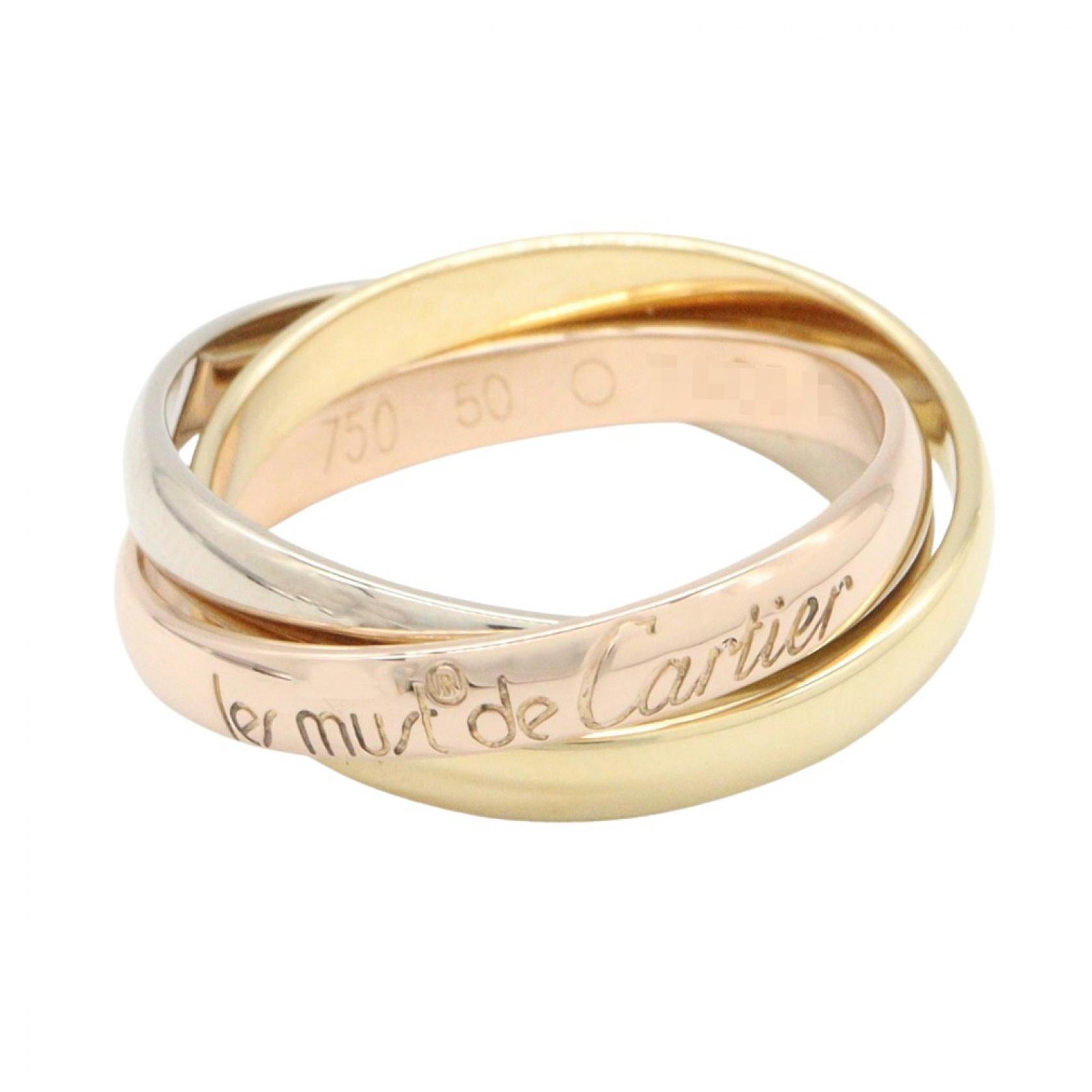 カルティエ CARTIER トリニティリング リング・指輪 ジュエリー K18(イエローゴールド) K18WG(ホワイトゴールド) K18PG(ピンクゴールド) レディース ゴールド系 / シルバー系 【中古】