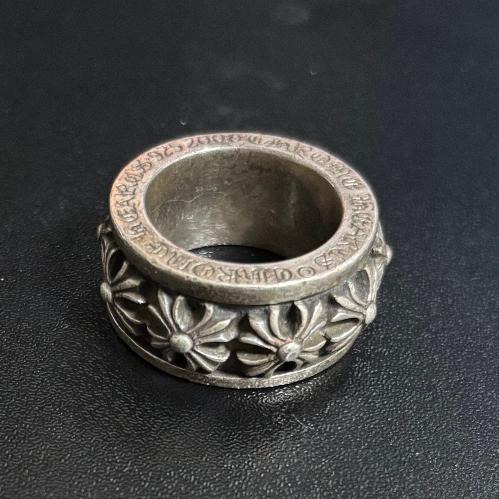Chrome Hearts SV925 Spinner CHX Ring "Silver"