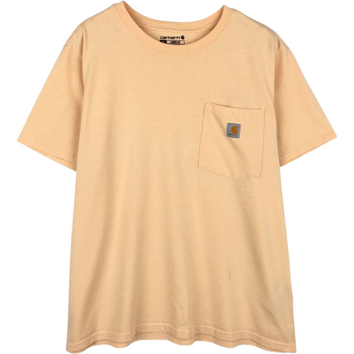 古着 カーハート Carhartt Loose Fit 半袖 ワンポイントロゴポケットTシャツ レディースL相当/eaa620407