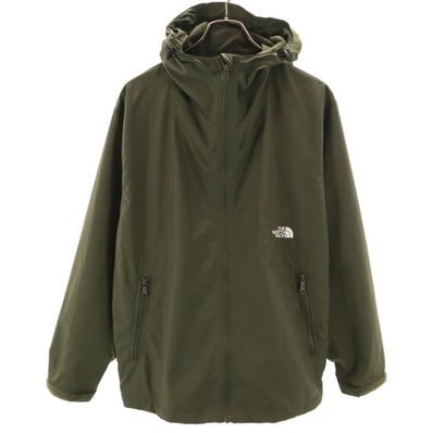 THE NORTH FACE ノースフェイス コンパクト ジャケット M カーキ NP72230 アウトドア 収納袋付き