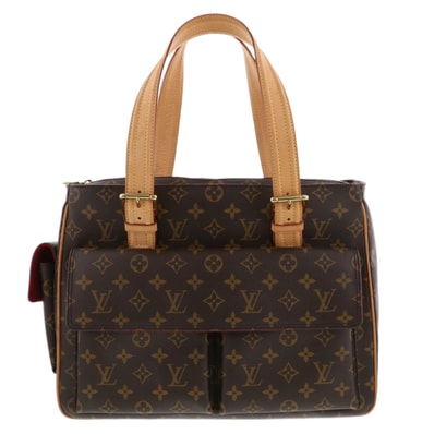 LOUIS VUITTON ルイ・ヴィトン モノグラム ミュルティプリ シテ ハンドバッグ M51162 ブラウン レディース【中古】