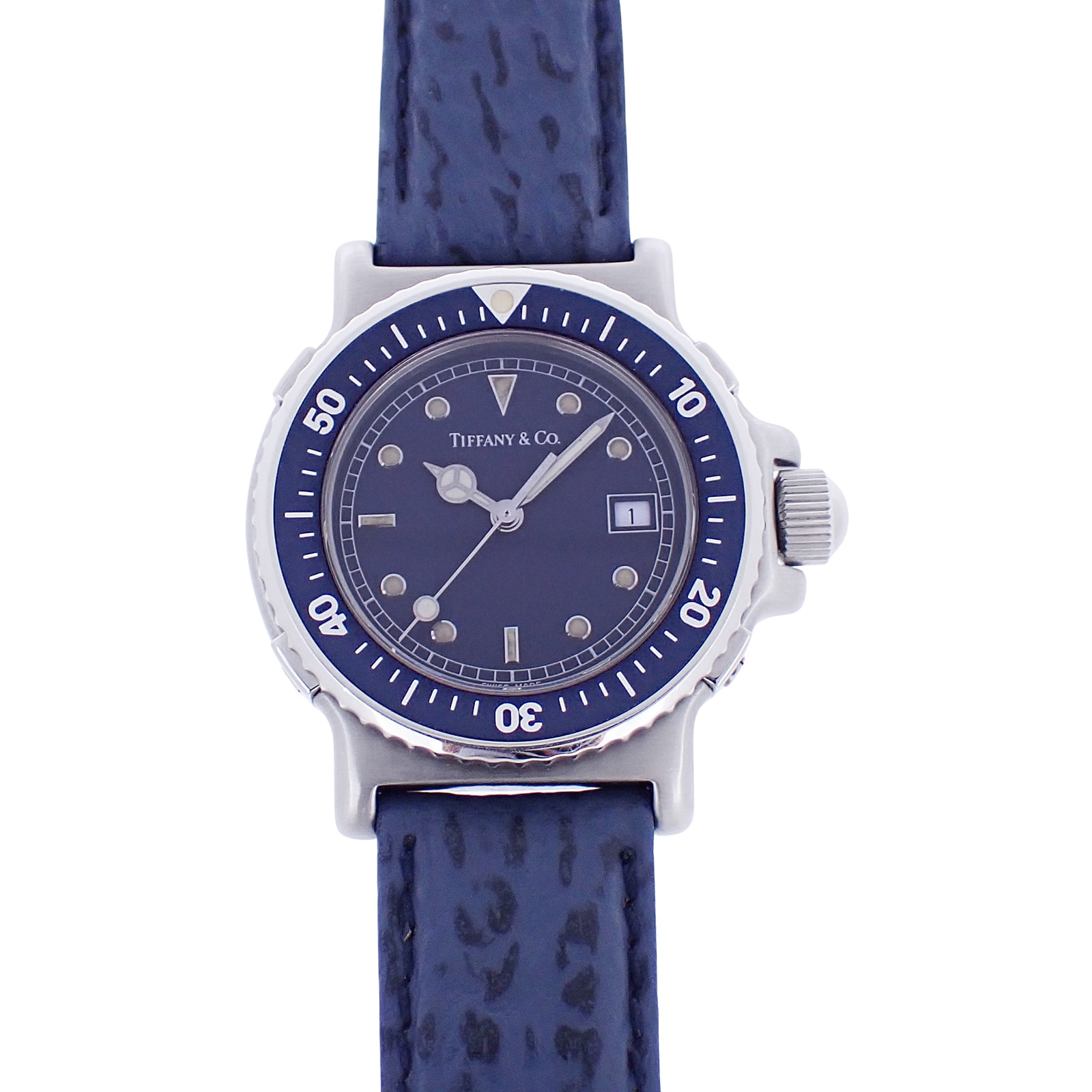 TIFFANY&Co. ティファニー  ダイバーズ ウォッチ デイト  LO710  レディース 腕時計