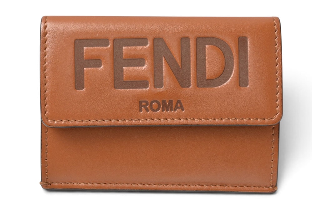 フェンディ 財布/ミニ財布 FENDI 三つ折り 8M0395 AAYZ F1CJY ソフトレザー/ブラウン【中古】