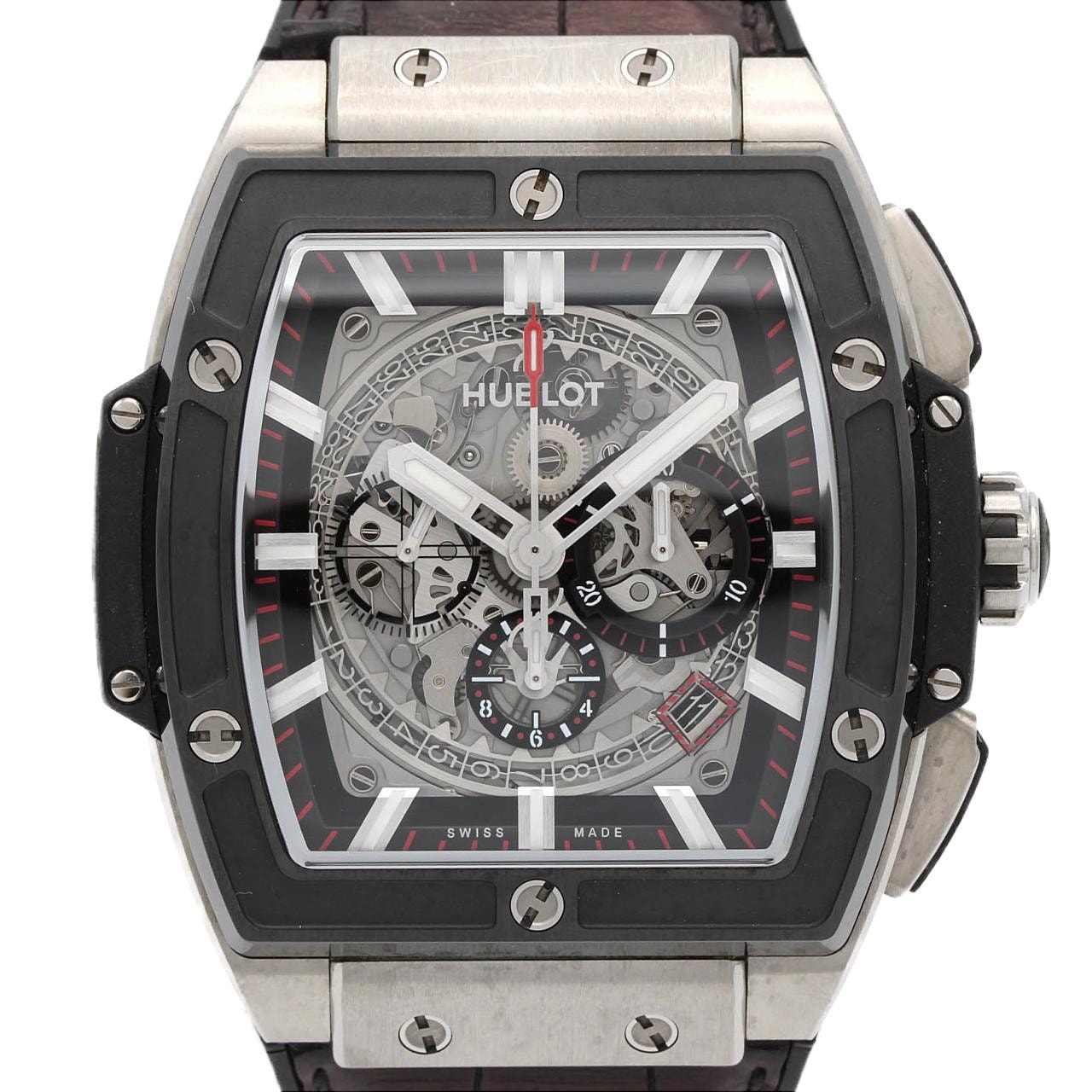 【ノーメンテナンス還元価格】ウブロ スピリットオブビッグバンチタニウムセラミック 601.NM.0173.LR TI 自動巻