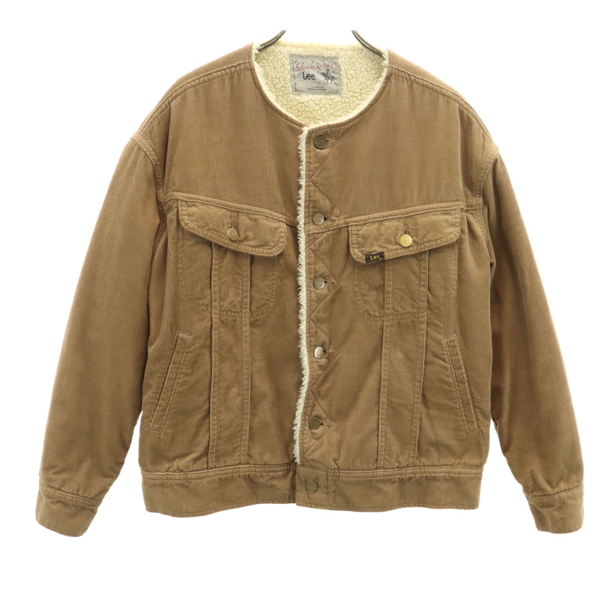 美品 Lee リー ビーミングバイビームス B:MING by BEAMS コラボ コーデュロイジャケット M ベージュ ストームライダー 裏ボア