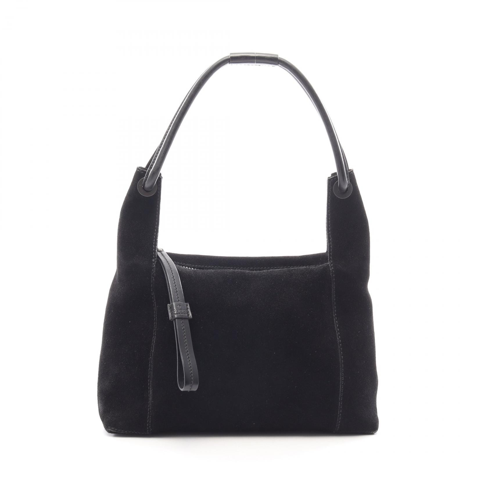 グッチ GUCCI ショルダーバッグ バッグ スウェード レザー レディース ブラック系 101333 【中古】