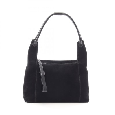 グッチ GUCCI ショルダーバッグ バッグ スウェード レザー レディース ブラック系 101333 【中古】
