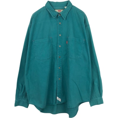 古着 リーバイス Levi's 長袖 デニムシャツ メンズXL相当/eaa676443