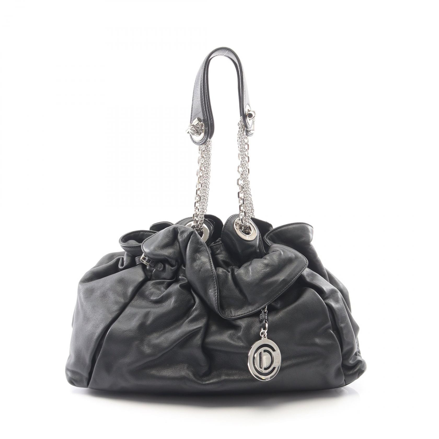 ディオール Dior ルトラント ハンドバッグ バッグ レザー レディース ブラック系 【中古】