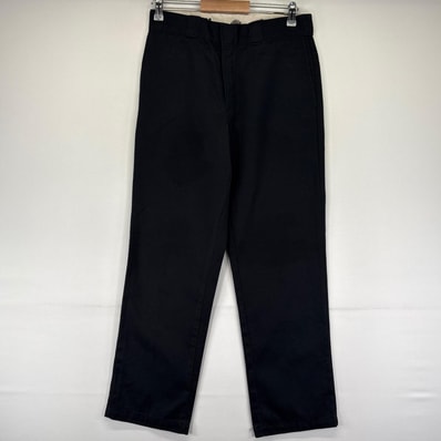 古着 ディッキーズ Dickies パンツ 874 ワークパンツ チノパン スラックス ジッパーフライ ストレート w32 L32 ブラック系 メンズ