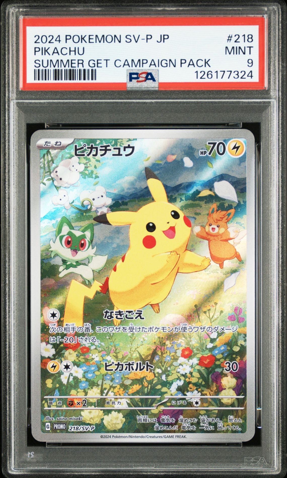 F*a様 ピカチュウ：ポケカの夏がキタ！プロモカードGetキャンペーン 218/ ポケモンカード ポケカの夏がキタ！プロモカードGetキャンペーン