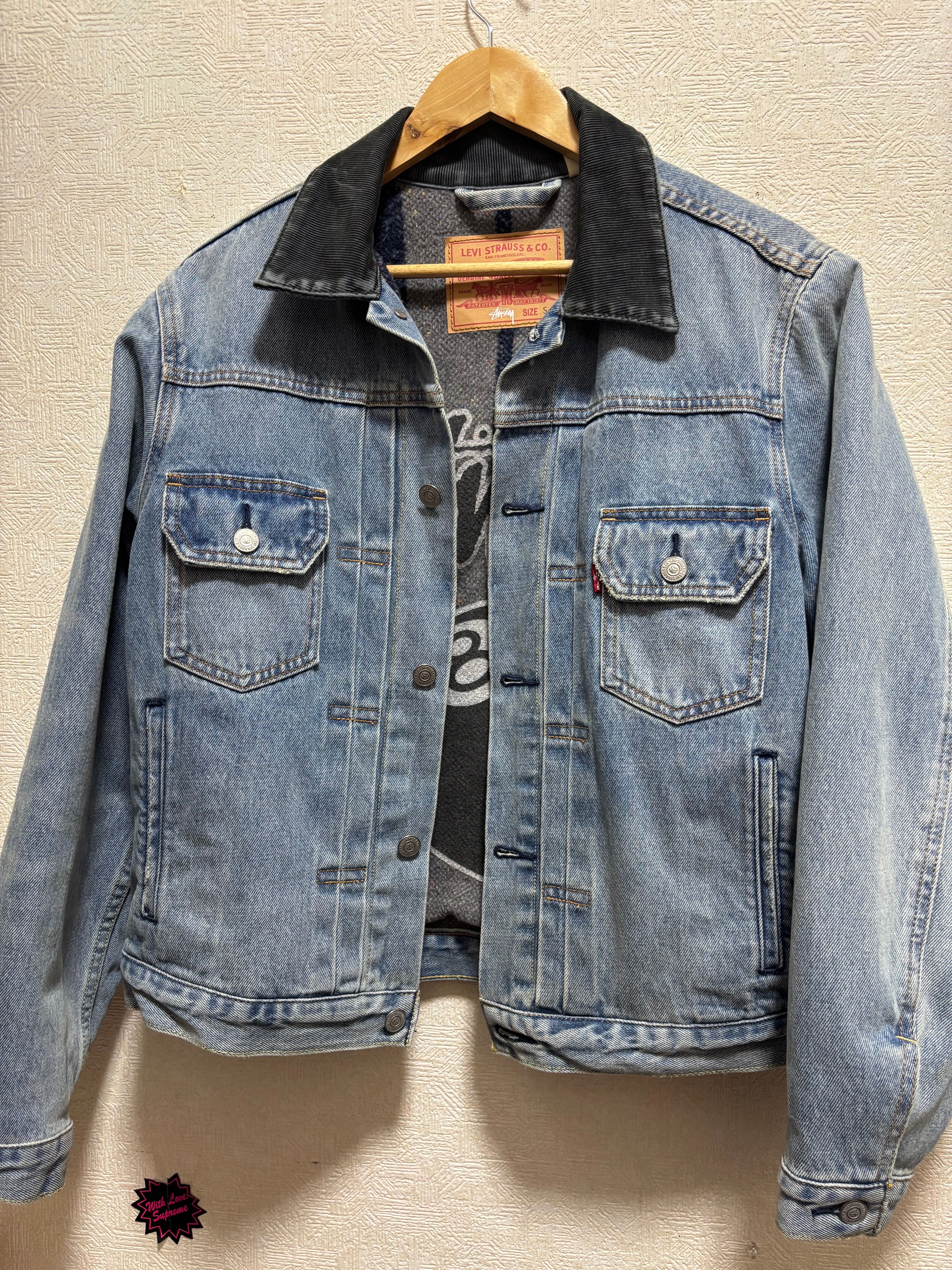 Stussy × LEVI'S Embossed Trucer "Denim" A5215-0000