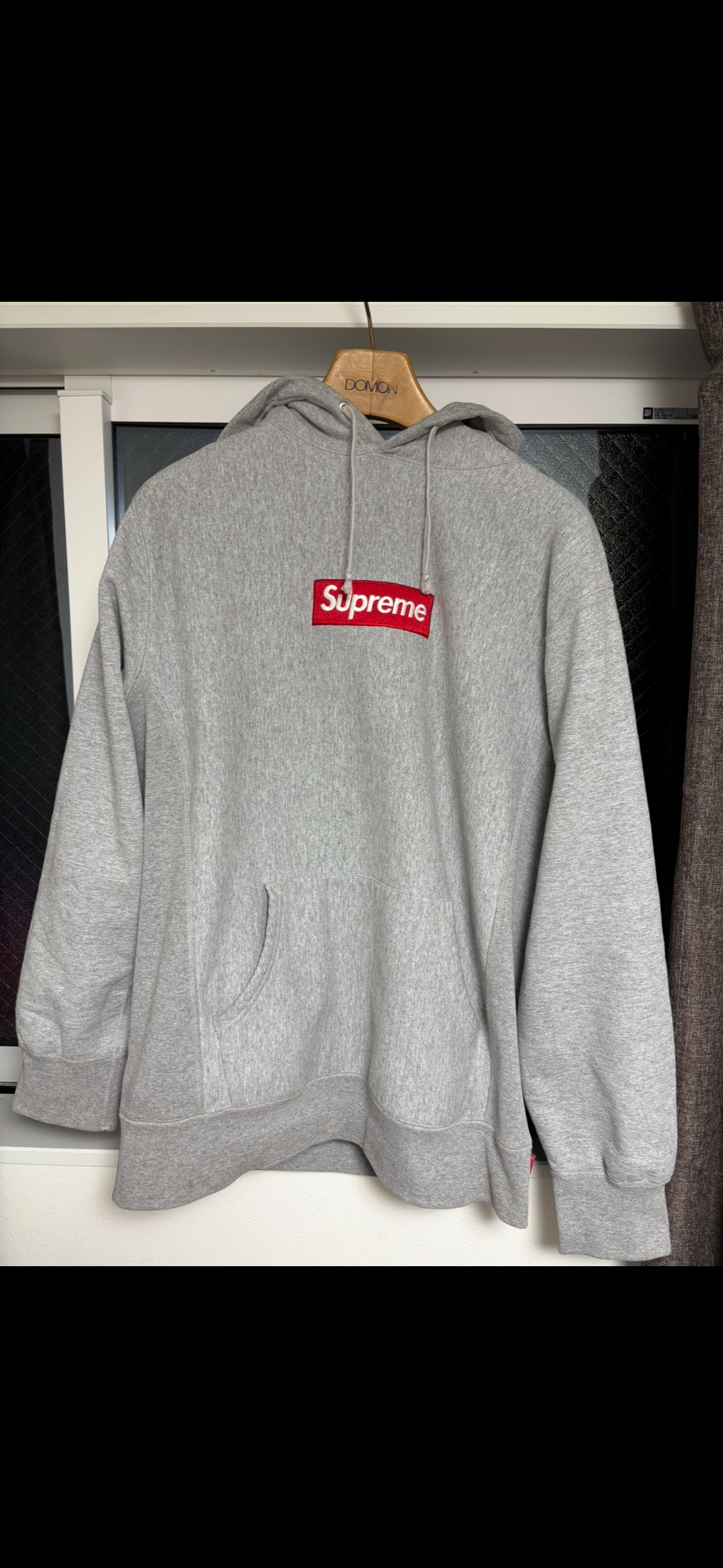 Supreme Box Logo Hooded Sweatshirt "Heather Grey" (12FW)