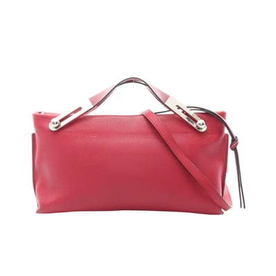 ロエベ LOEWE ミッシー スモール 2way ハンドバッグ バッグ レザー レディース レッド系 【中古】