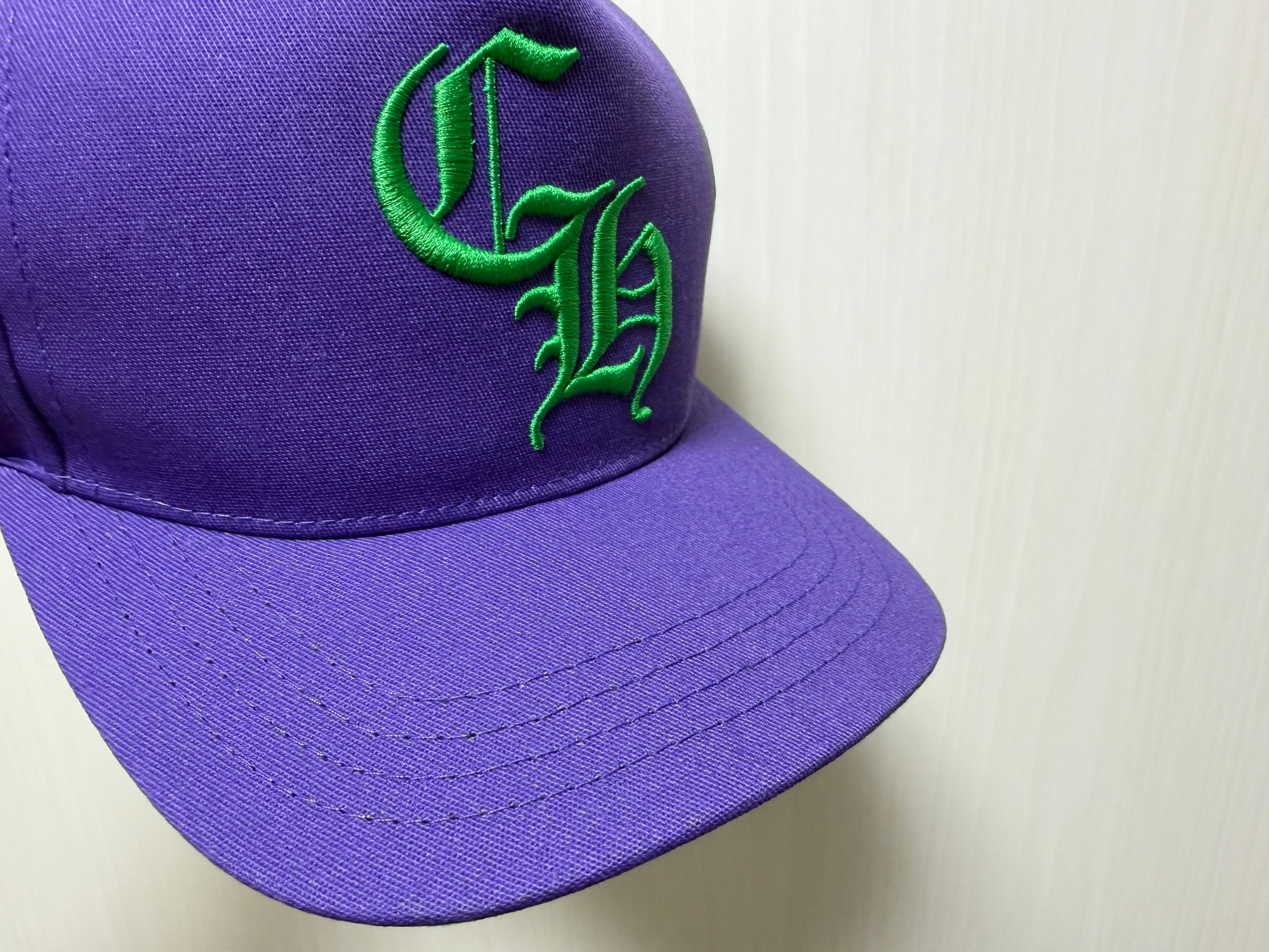 Chrome Hearts Baseball Cap 5 Panel CH "Purple/Green"
