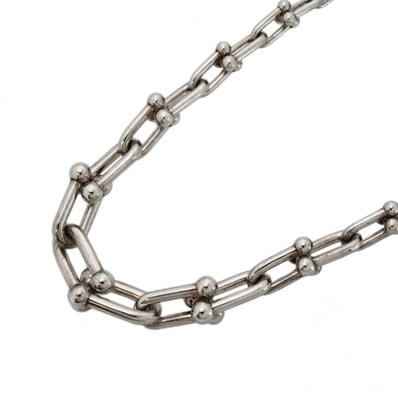 【6jdb0135-k】ティファニー ネックレス ハードウェア/グラジュエイテッド シルバー925【中古】メンズ レディース ユニセックス