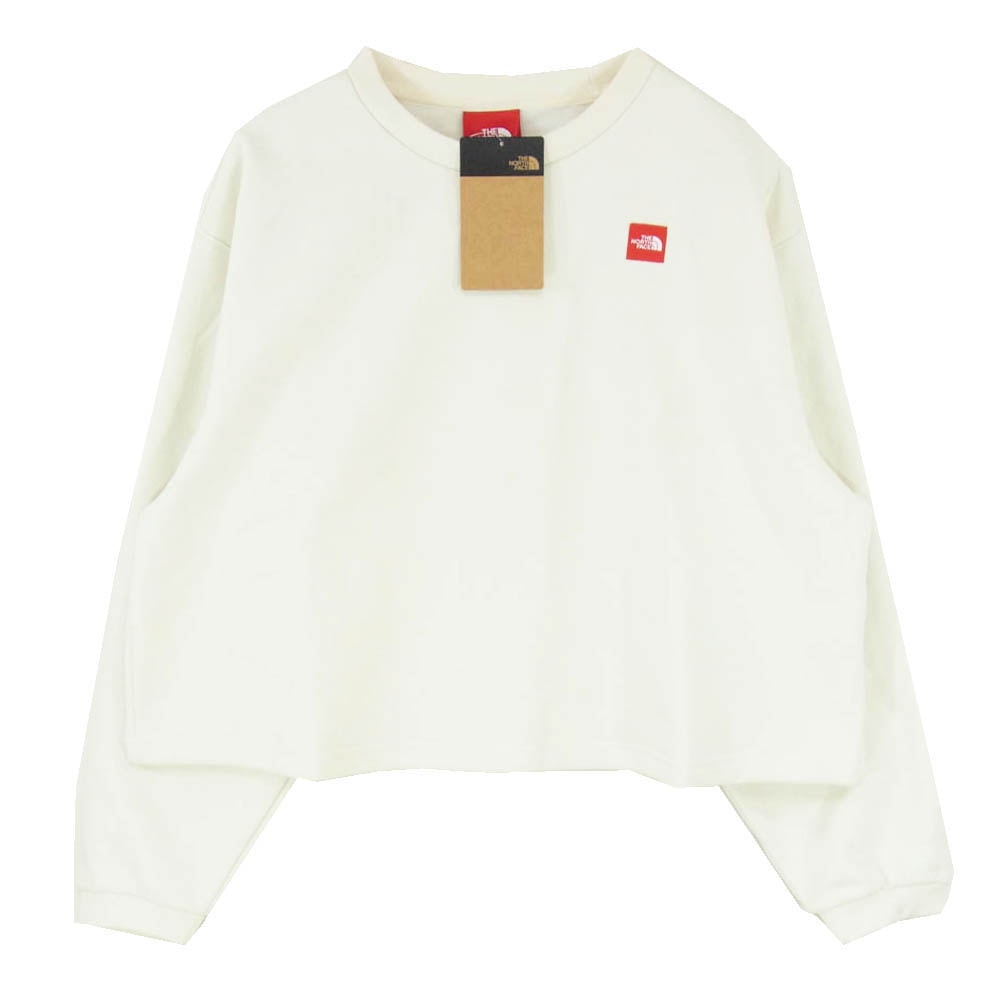 THE NORTH FACE ノースフェイス NTW52507RB Red Box Sweat Crew レッドボックス スウェット クルー オフホワイト系 XL【新古品】【未使用】【中古】