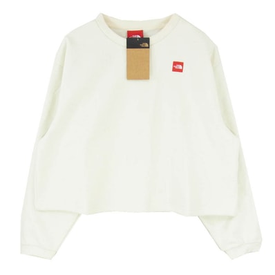 THE NORTH FACE ノースフェイス NTW52507RB Red Box Sweat Crew レッドボックス スウェット クルー オフホワイト系 XL【新古品】【未使用】【中古】