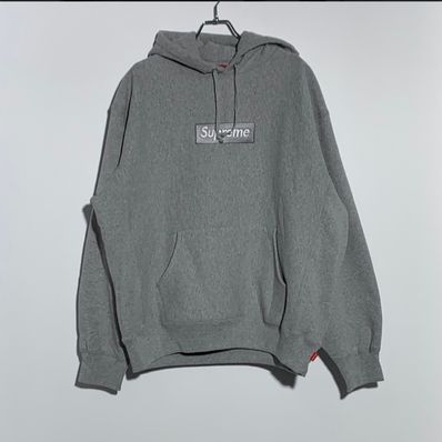 Supreme Box Logo Hooded Sweatshirt "Heather Grey" (24FW)