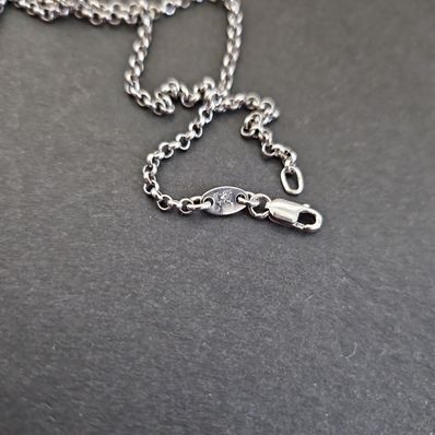 Chrome Hearts Neck Chain Roll 40cm (16 inch) "Silver"