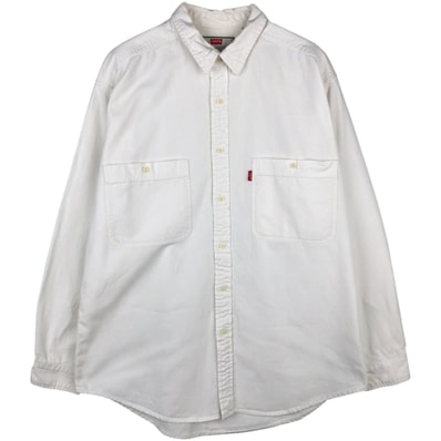 古着 リーバイス Levi's 長袖 ホワイトデニムシャツ メンズL相当/eaa646628