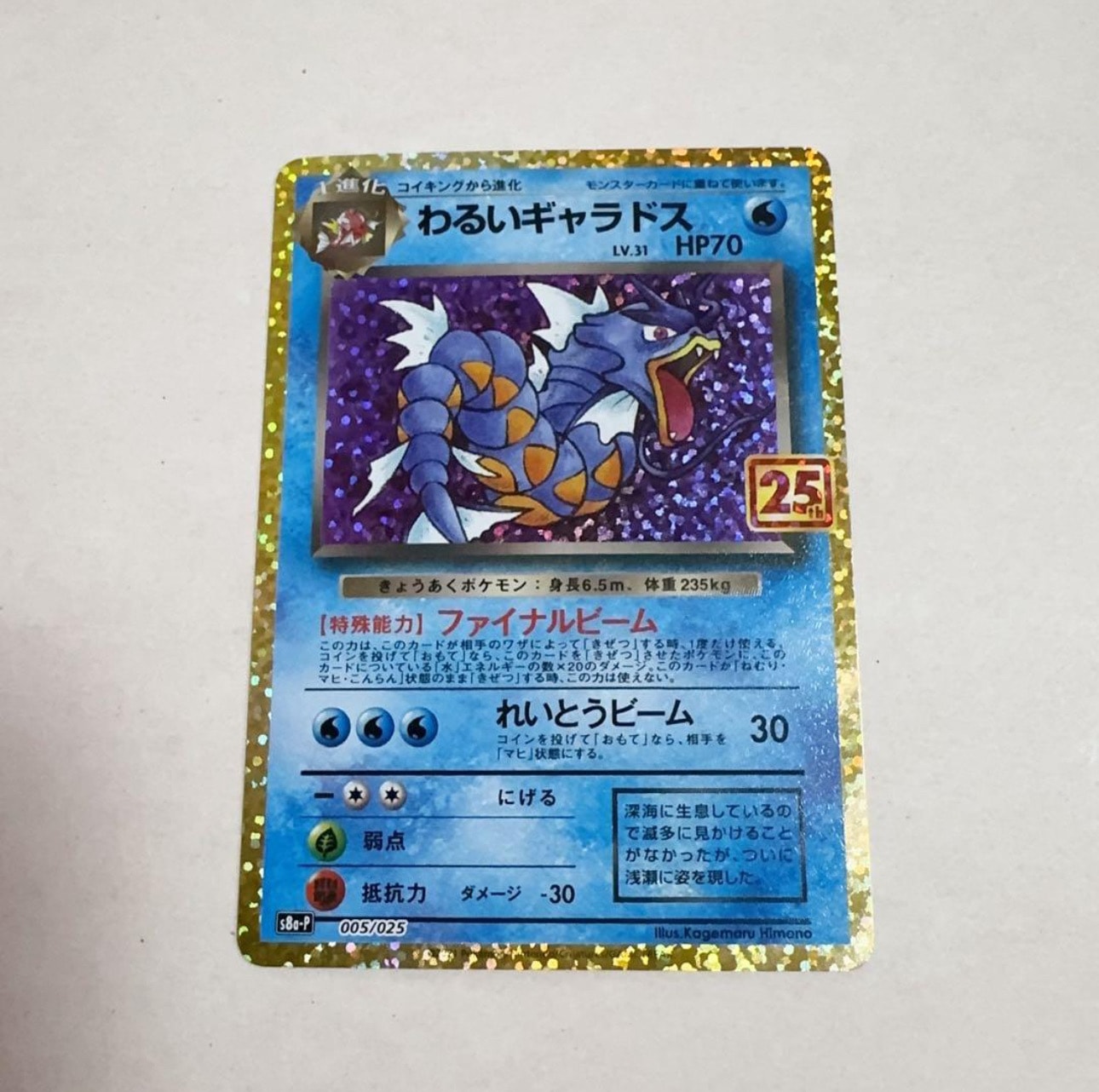 わるいギャラドス: プロモ[S8a-P 005/025](プロモカードパック 25th ANNIVERSARY edition)