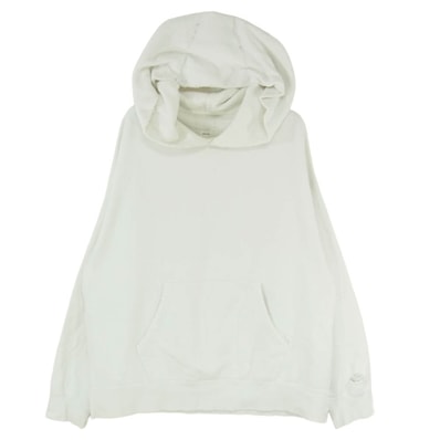 VISVIM ビズビム 23AW 0123205010017 SB HOODIE P.O. CRASH クラッシュ加工 フーディ プルオーバー パーカー ホワイト系 4【中古】