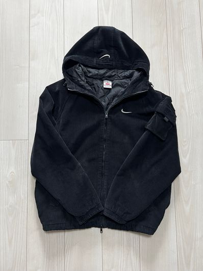 Supreme / Nike Arc Corduroy Hooded Jacket "Black"