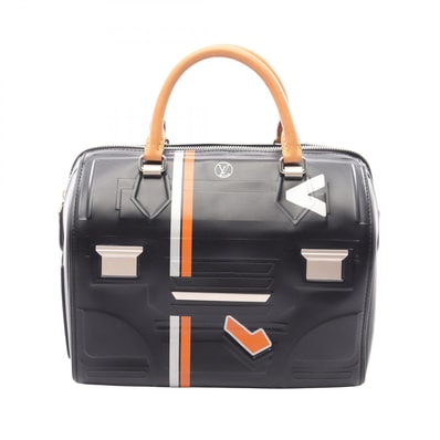 ルイ・ヴィトン LOUIS VUITTON スピーディ25 スペースコレクション ハンドバッグ バッグ レザー ノワール メンズ レディース ブラック系 / マルチカラー 【中古】