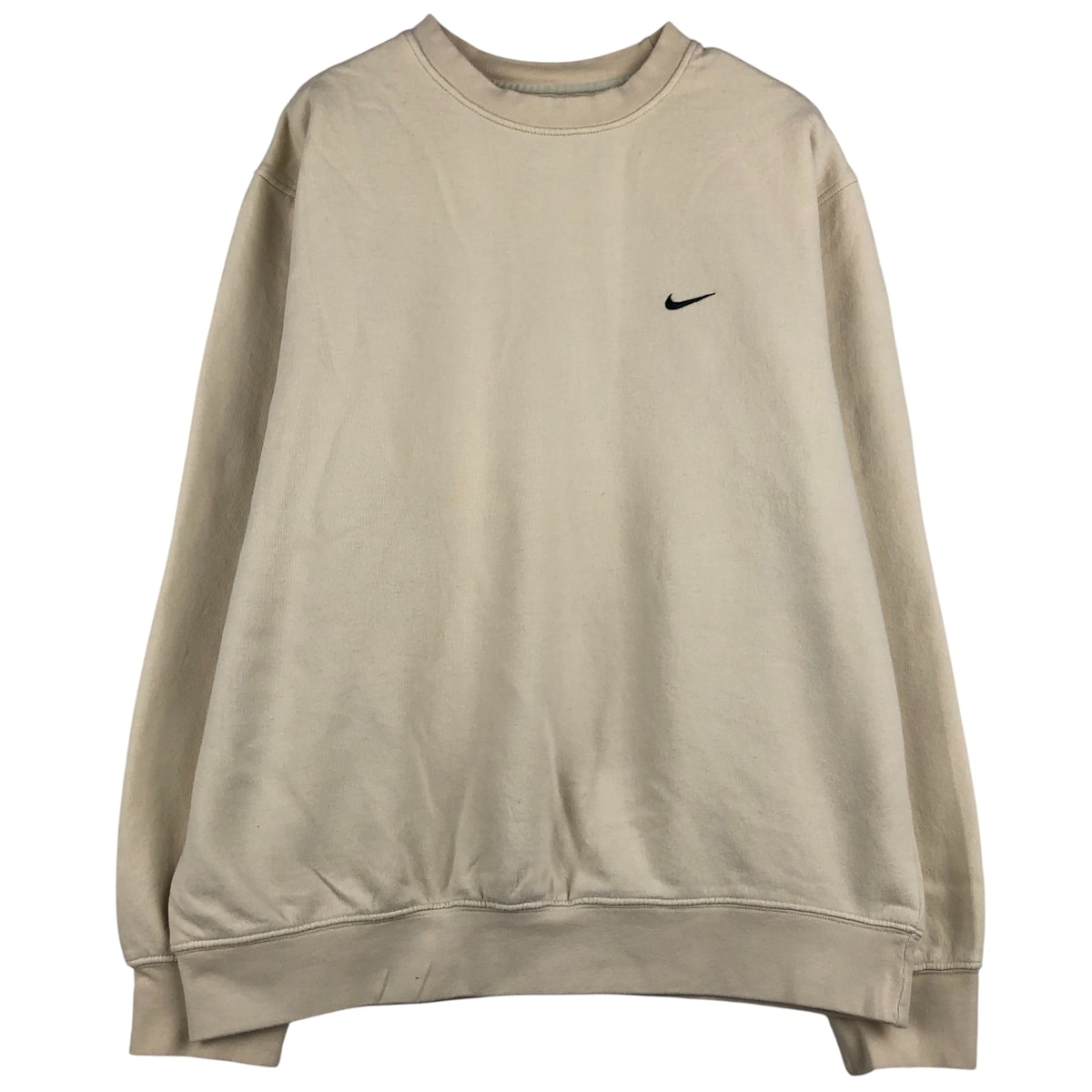 古着 00年代 ナイキ NIKE ワンポイントロゴスウェットシャツ トレーナー メンズL相当/eaa608076