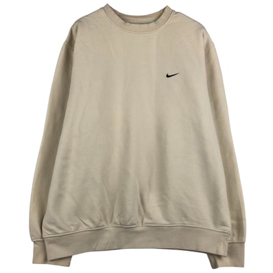 古着 00年代 ナイキ NIKE ワンポイントロゴスウェットシャツ トレーナー メンズL相当/eaa608076