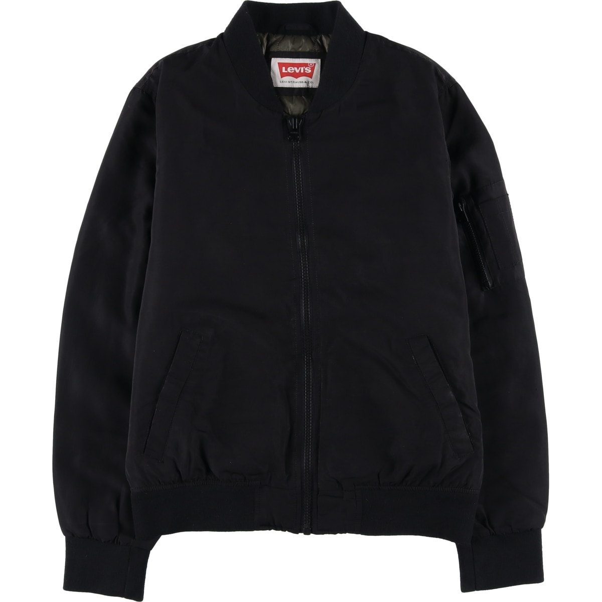 古着 リーバイス Levi's MA-1タイプ 中綿入り ミリタリー フライトジャケット メンズS相当/eaa624443