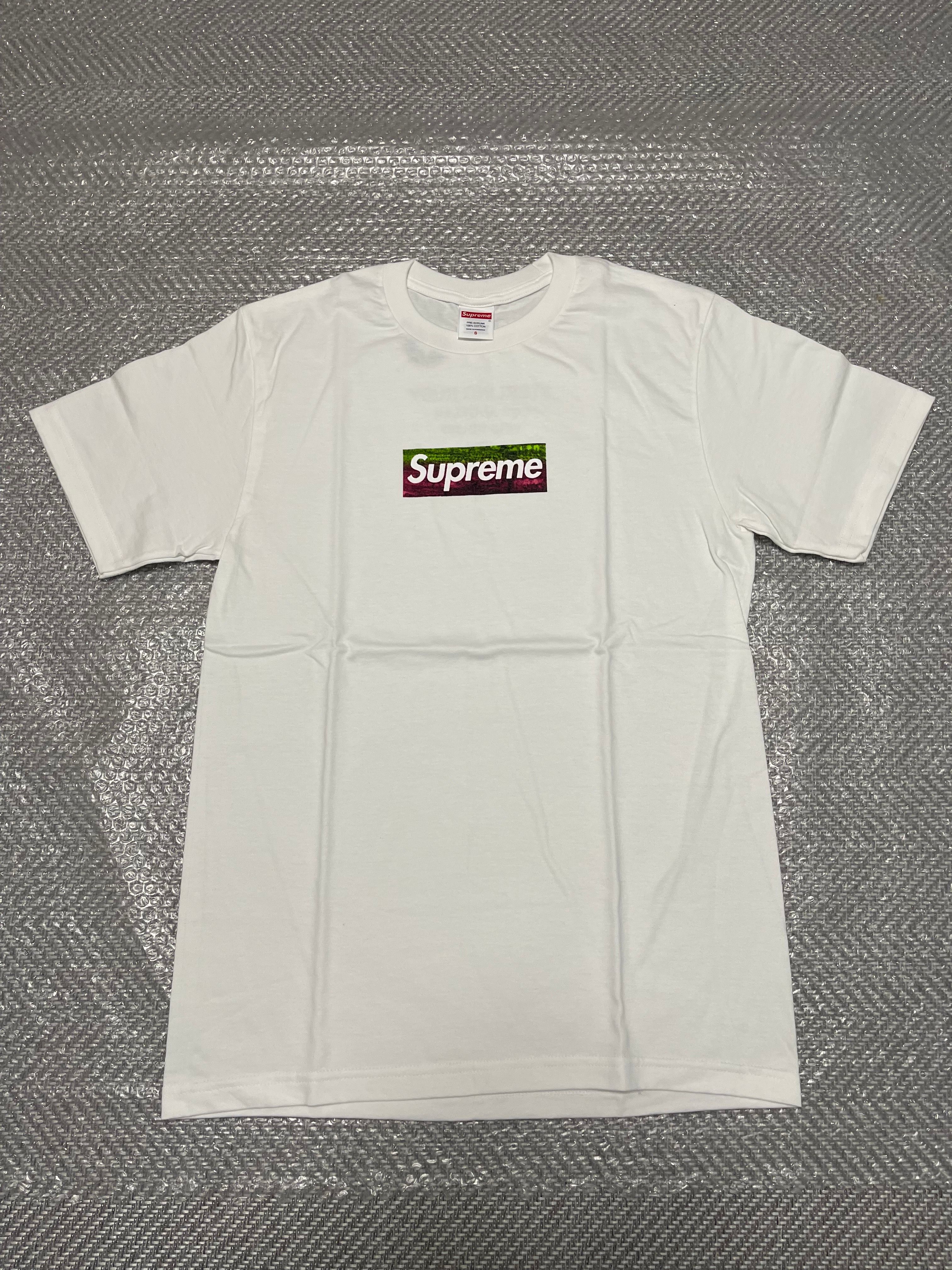 Supreme Los Angeles Fire Relief Box Logo Tee "White"