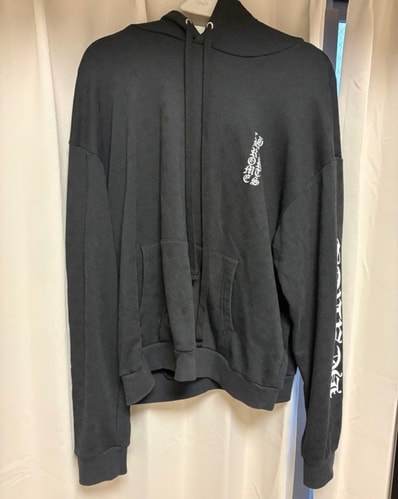 Chrome Hearts CH Plus All Over Print Horseshoe Hoodie "Black"