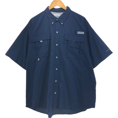 古着 コロンビア Columbia PFG OMNI-SHADE 半袖 フィッシングシャツ メンズXL相当/eaa552834