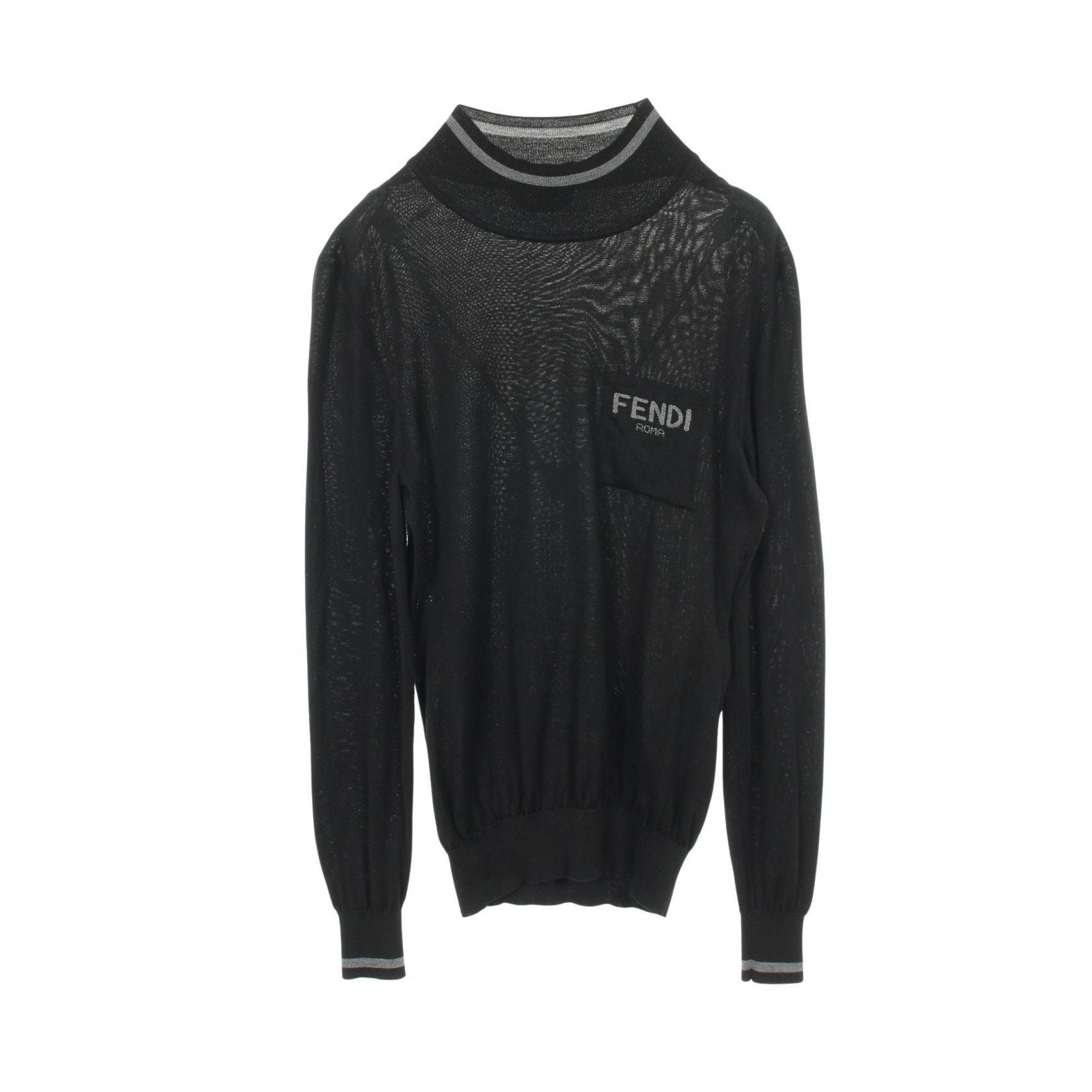 フェンディ FENDI ニット 衣料品 トップス シルク レディース ブラック系 【中古】