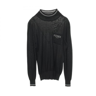 フェンディ FENDI ニット 衣料品 トップス シルク レディース ブラック系 【中古】