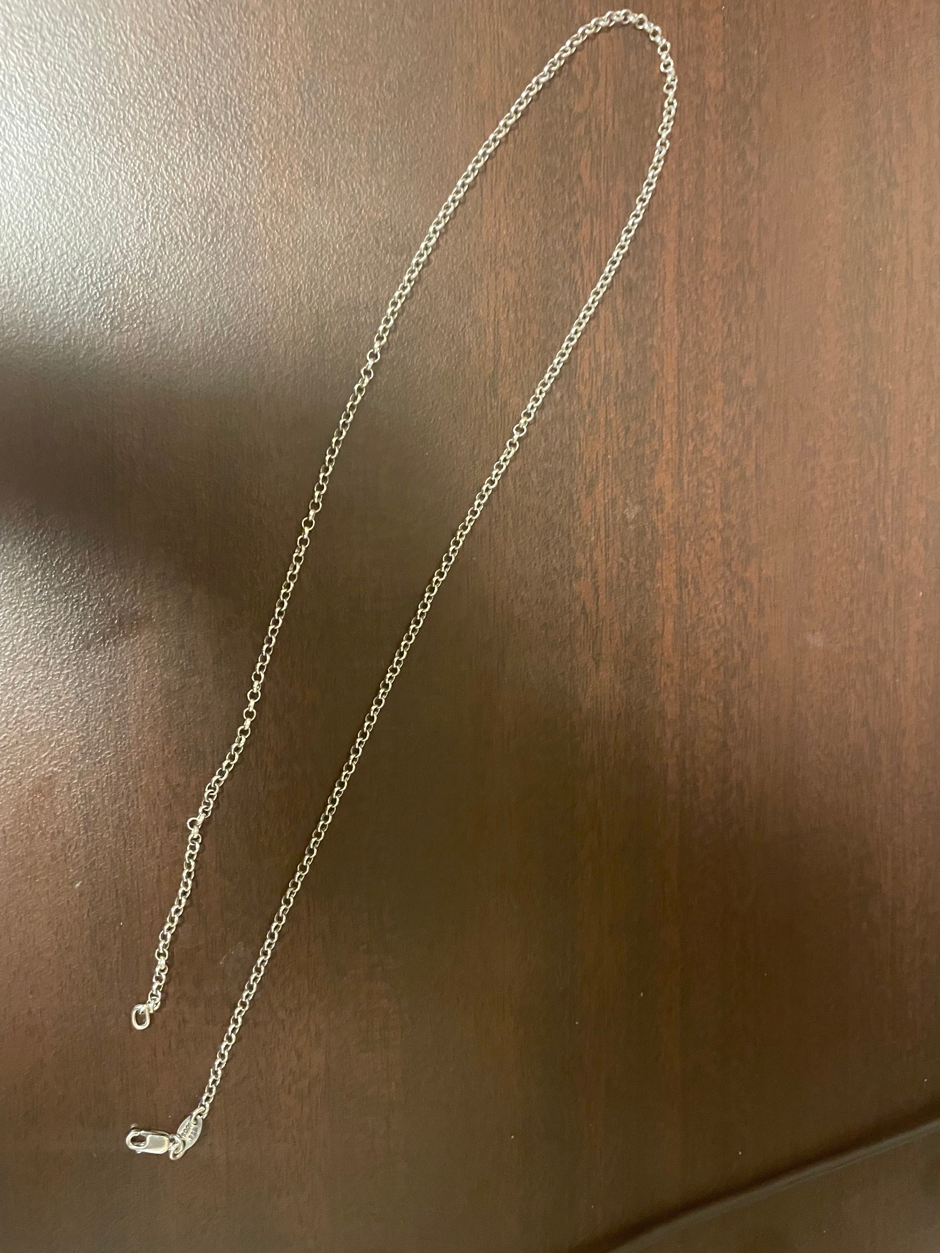 Chrome Hearts Roll Chain Necklace "Silver"